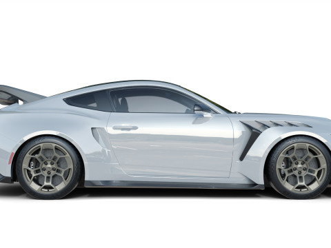 2025 MUSTANG GTD 3D 3D 모델