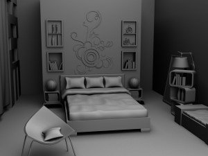 3d bedroom 3D 모델