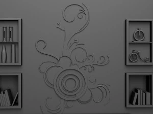 3डी शयनकक्ष 3D मॉडल