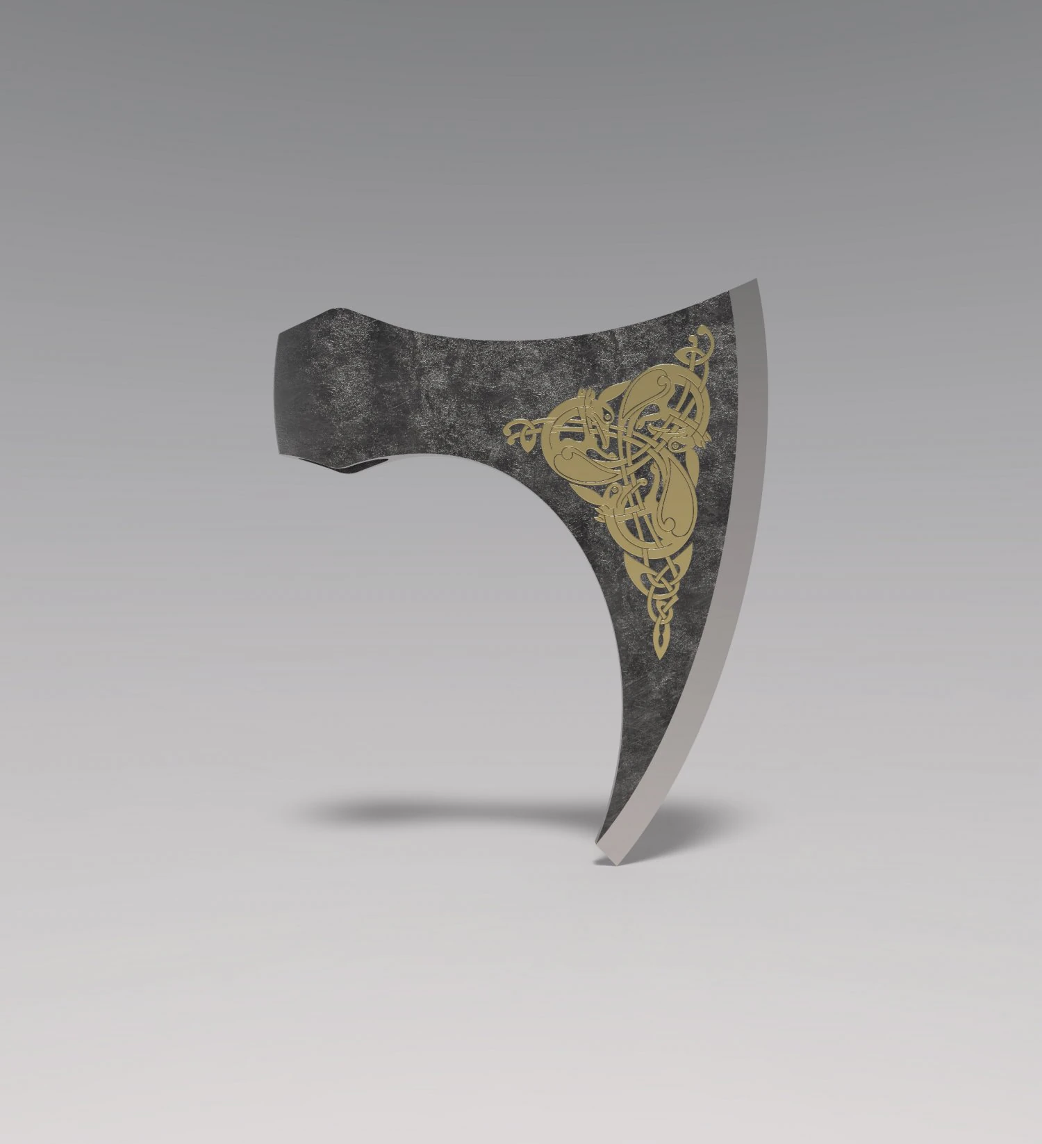 celtic axe 3D Model .c4d .max .obj .3ds .fbx .stl .blend