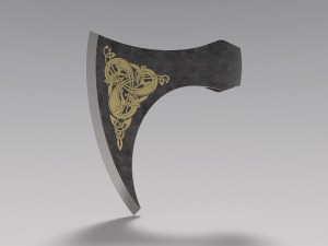 celtic axe 3Dモデル
