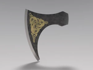 celtic axe 3D Model