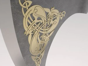 celtic axe 3D Model