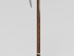 medieval celtic battleaxe 3D Модель