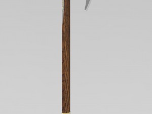 medieval celtic battleaxe 3D Модель
