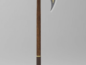 medieval celtic battleaxe 3D Модель