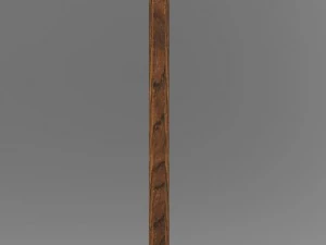 medieval celtic battleaxe 3D Model