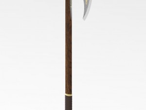 medieval celtic battleaxe 3D Модель