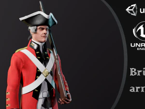 british soldier 3D Model
