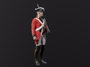 british soldier Modelo 3D