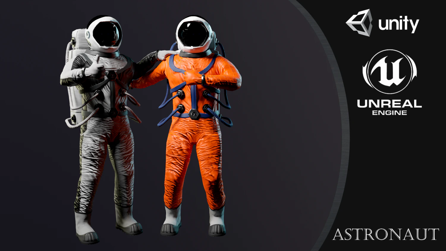 astronaut 3D Model .c4d .max .obj .3ds .fbx .stl .blend 