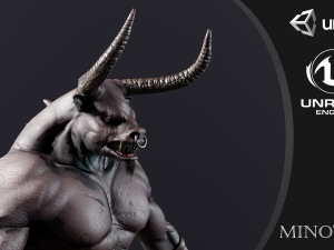 minotaur 3D-Modell