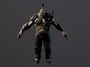 orc warrior 3Dモデル