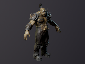 orc warrior 3Dモデル