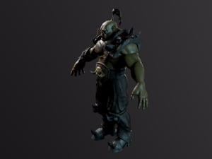 orc warrior 3Dモデル