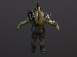 orc warrior 3Dモデル