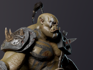orc warrior 3Dモデル