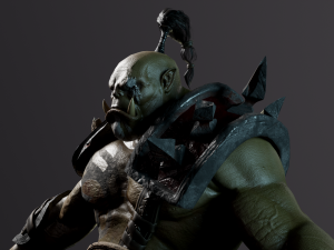 orc warrior 3Dモデル