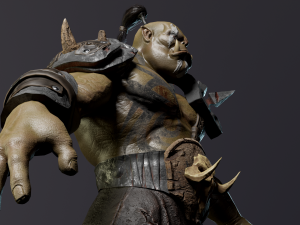orc warrior 3Dモデル