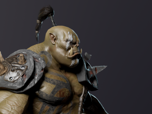orc warrior 3Dモデル