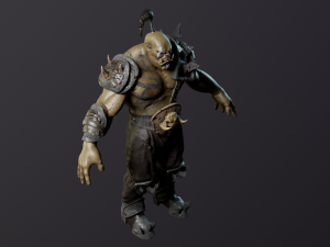 orc warrior 3Dモデル