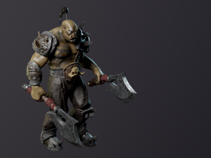 orc warrior 3Dモデル