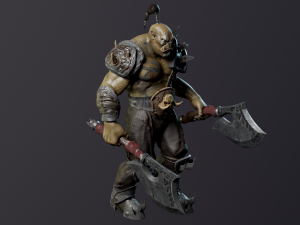 orc warrior 3Dモデル