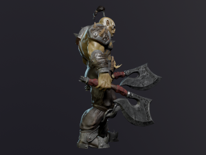 orc warrior 3Dモデル