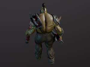 orc warrior 3Dモデル