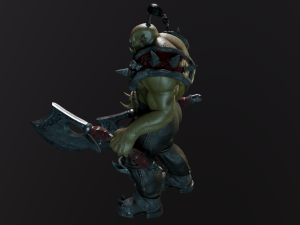 orc warrior 3Dモデル