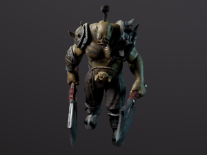 orc warrior 3Dモデル