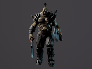 orc warrior 3Dモデル