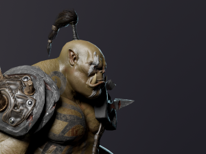 orc warrior 3Dモデル