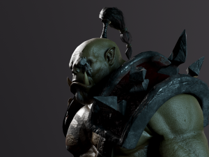 orc warrior 3Dモデル