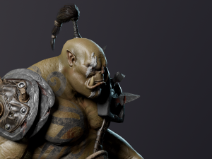 orc warrior 3Dモデル