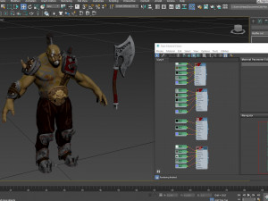 orc warrior 3Dモデル