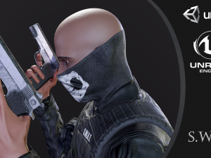 swat special force 3D Модель