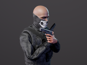 swat special force 3Dモデル