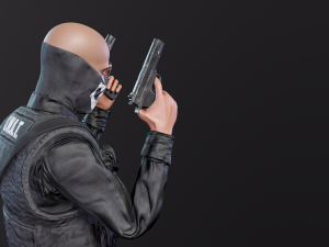 swat special force 3Dモデル