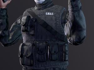 swat special force 3Dモデル