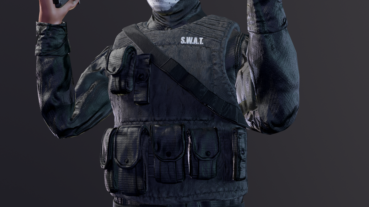 Модель swat. Special Forces 3d model. SWAT for game model. SWAT Clothing 3d model