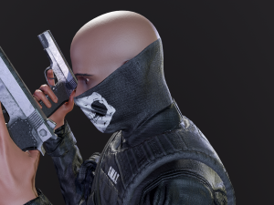 swat special force 3Dモデル