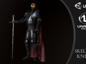skeleton knight Model 3D