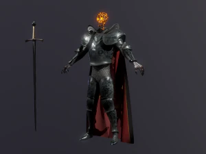 skeleton knight 3D Model