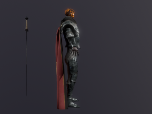 skeleton knight 3D मॉडल