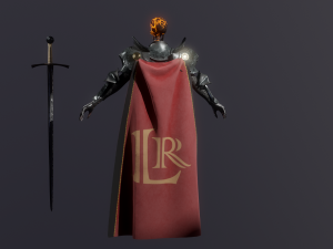 skeleton knight 3D मॉडल