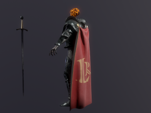 skeleton knight 3D मॉडल