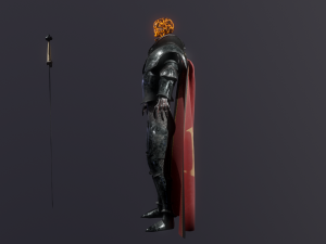 skeleton knight 3D मॉडल