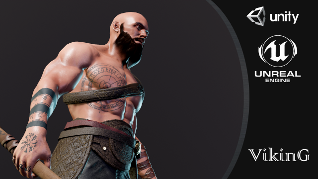 viking valhalla 3D मॉडल .c4d .max .obj .3ds .fbx .stl .blend 