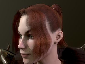 woman knight 3D 模型